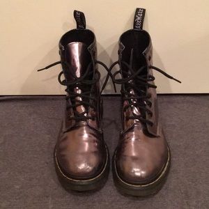 Dr. Martens Pascal Patent Pewter Boot